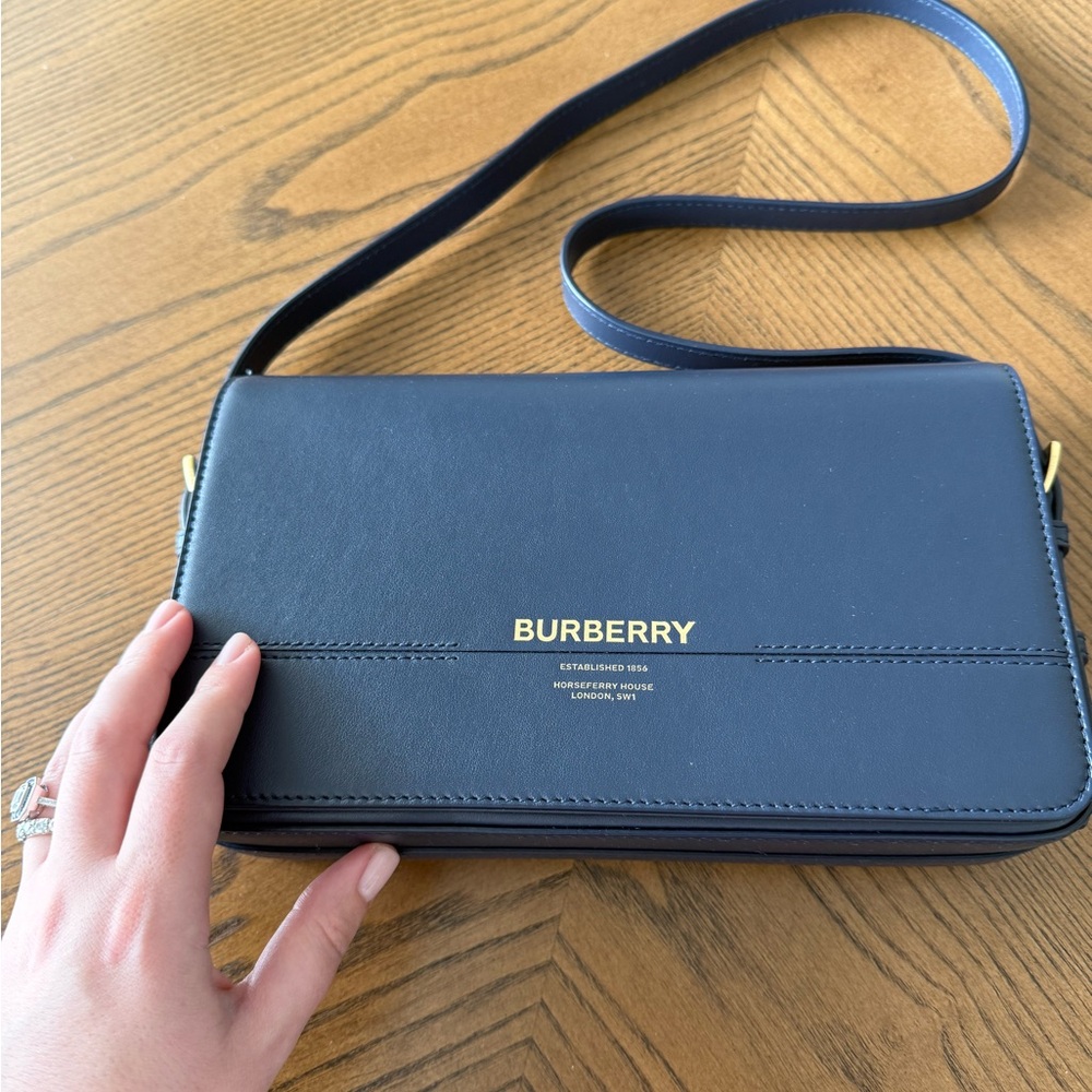 Burberry Navy Crossbody Bag